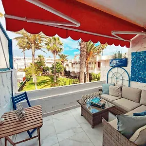 Canarian Blue Tropical Garden View & Pool Apartment Costa Del Silencio